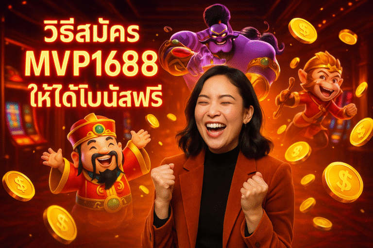 วิธีสมัคร MVP1688 ให้ได้โบนัสฟรี