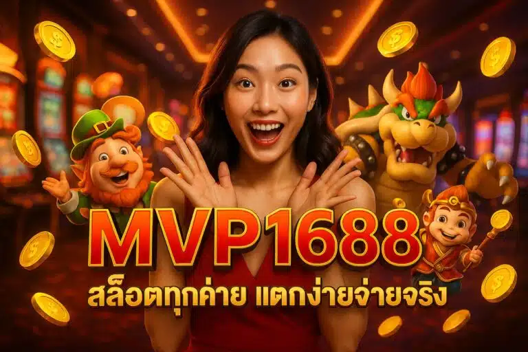 MVP1688 สล็อตทุกค่าย แตกง่ายจ่ายจริง